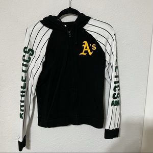 PINK Oakland Athletics Zip Up